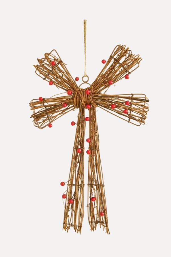 Hanging Rattan Bow