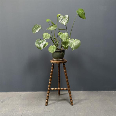 High Plant Table With Bulbous Legs from Vinterior