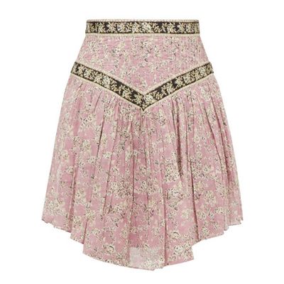 Valerie Floral Print Cotton Skirt from Isabel Marant Etoile