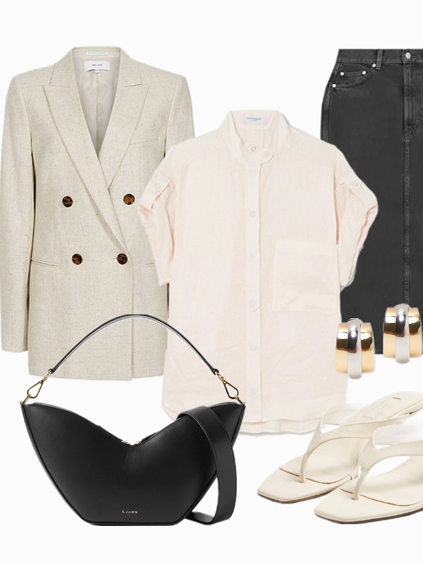 3 Ways To Style A Denim Midi Skirt