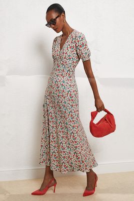 Dormer Floral Fit and Flare Dress, £179