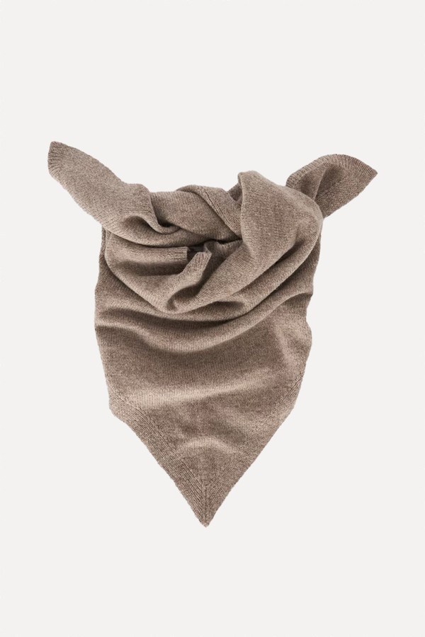 Wool Blend Knit Bandana Scarf from John Lewis
