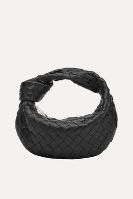 Mini Jodie Intrecciato Leather Top-Handle Bag from Bottega Veneta