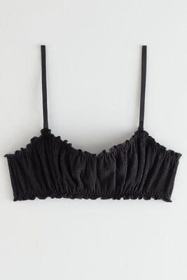 Plissé Pleated Soft Bra from & Other Stories
