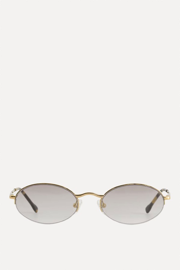 Wire-Frame Oval Sunglasses from COS