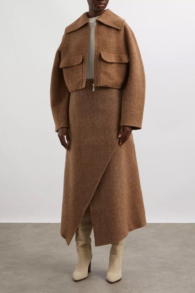 Marion Asymmetric Wrap Skirt