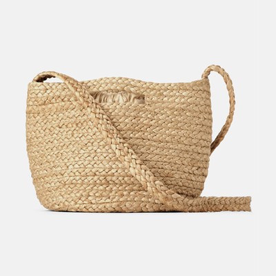 Natural Jute Tote Bag from Zara