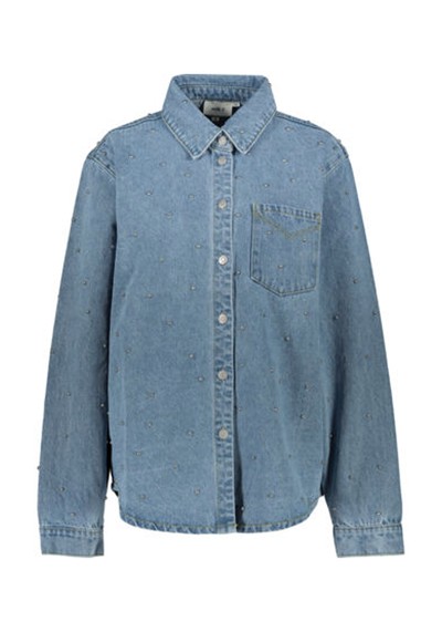 Denim Studded Jacket