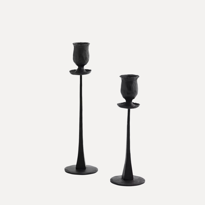 Hand Forged Iron Candle Holders  from Olive & Olive