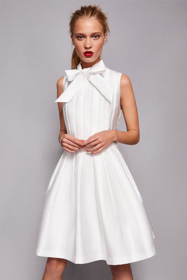 Doora Bow Tie Neck Dress
