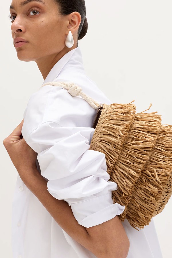 Fringed Basket Bag from marks & Spencer