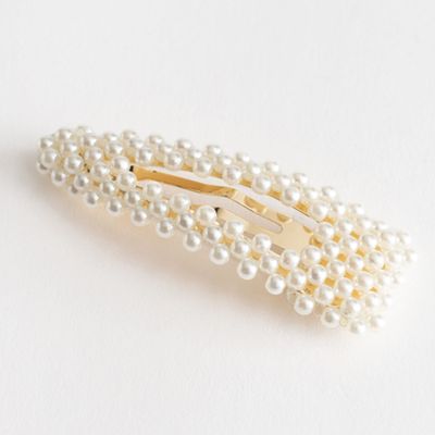 Pearl Beaded Hair Clip from & Other Stories