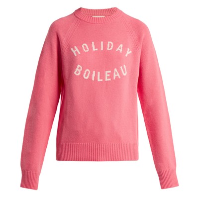 Logo-Intarsia Wool Sweater from Holiday Boileau