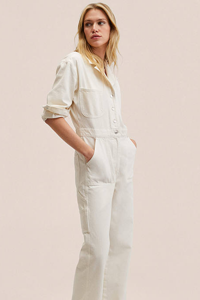 Kyomi Denim Jumpsuit from Mango