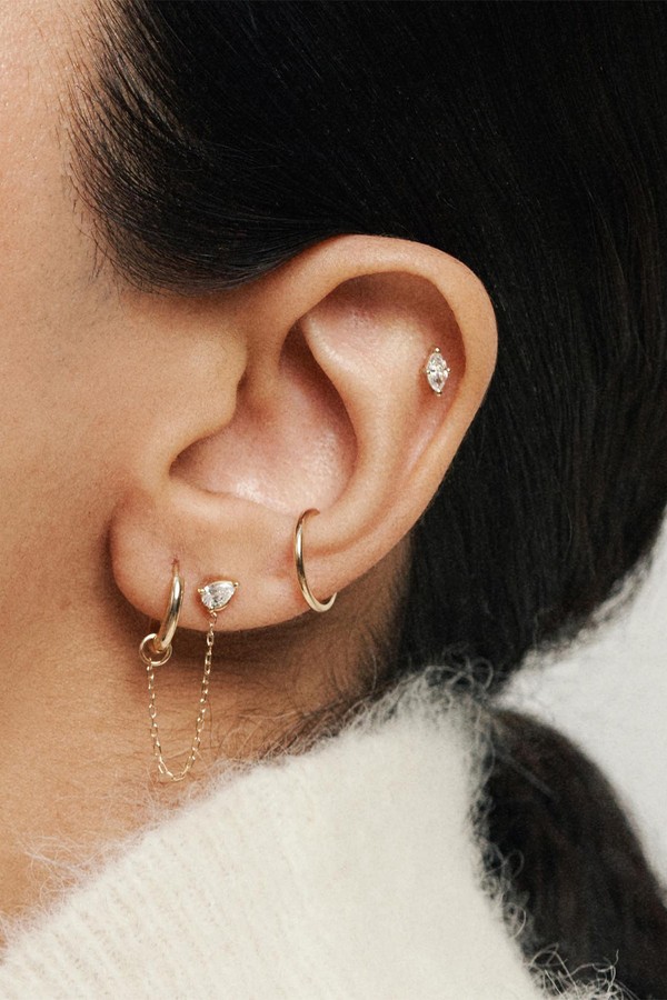 Pear Diamond Studs