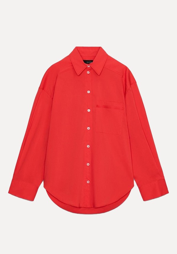Oversize Poplin Shirt