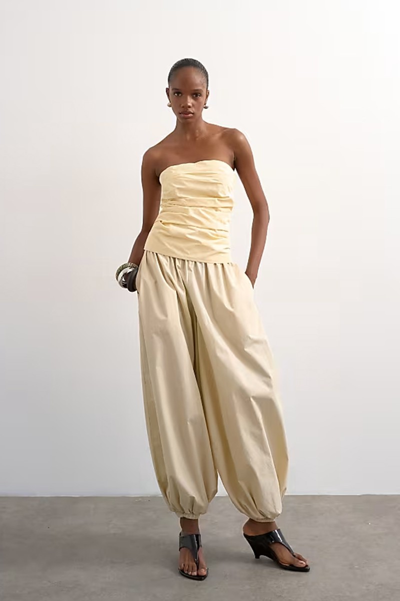 Gathered Bandeau Top from Topshop