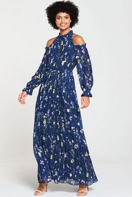 Cold Shoulder Printer Maxi Dress from V By Very