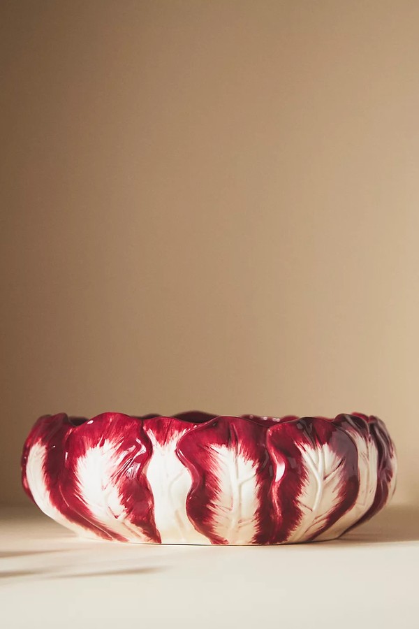 Vegetable Radicchio Serving Bowl from Farmstand