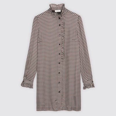 Small Checked Shirt Dress from Sandro