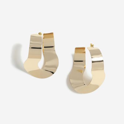 Irregular Folded Earrings from Topshop