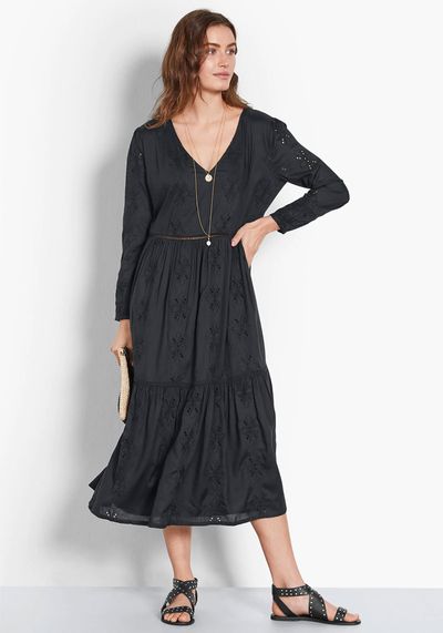 Ida Broderie Midi Dress, £95