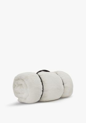 Faux Fur Blanket Snowdrop