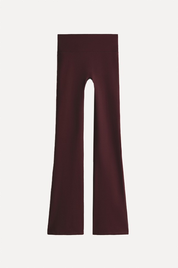 Flared Yoga Leggings With SoftMove™ from H&M
