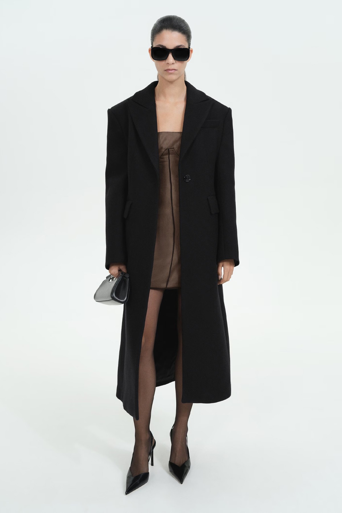 Structured Wool Coat from Mango