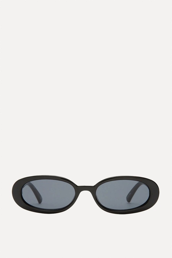 Outta Love Oval-Frame Plastic Sunglasses from Le Specs