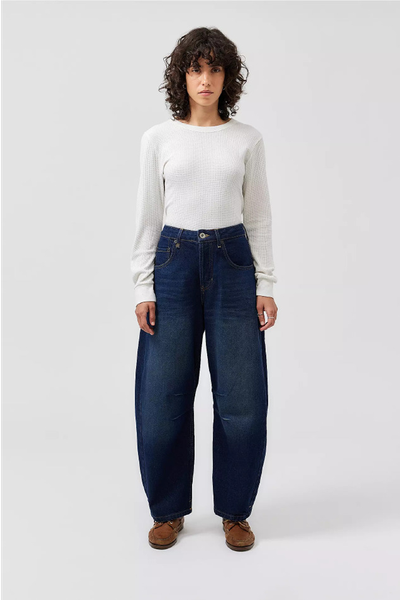 Renae Indigo Barrel Jeans from BDG