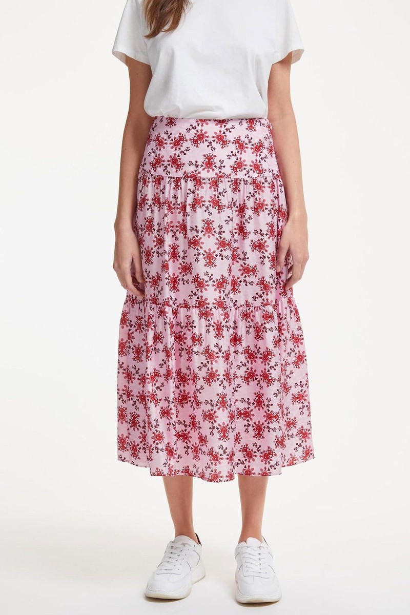 Sylvia Tiered Gathered Maxi Skirt from Cefinn