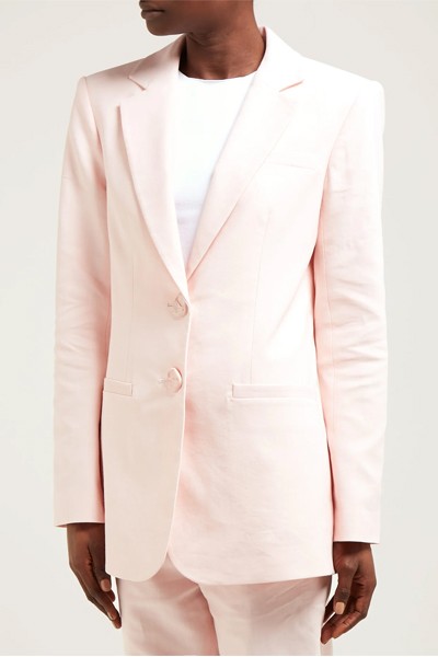 Single-Breasted Twill Blazer from Tibi