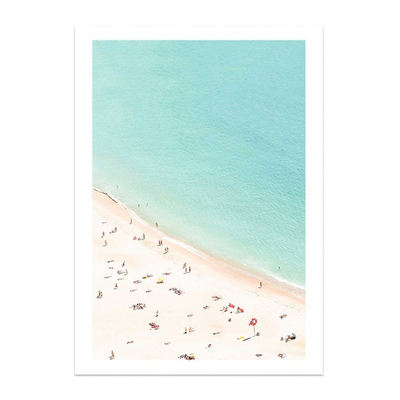 A2 Unframed Aerial Beach Print from So'Home