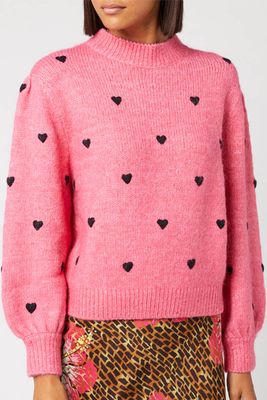 Ariana Heart Knitted Jumper from Rixo