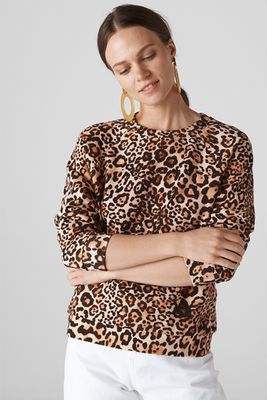 Leopard Print Sweatshirt from Whistles 