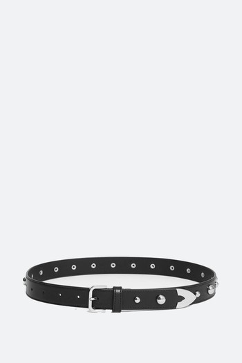 Studded Leather Belt