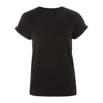 Roll Sleeve T- Shirt from Topshop