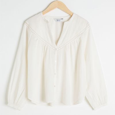 Cotton Peasant Blouse from & Other Stories
