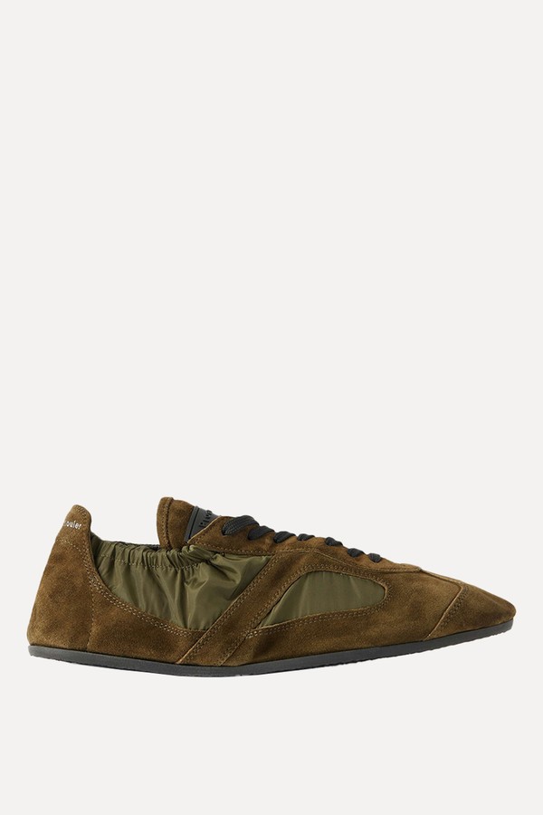 Shell-Trimmed Suede Sneakers from Proenza Schouler