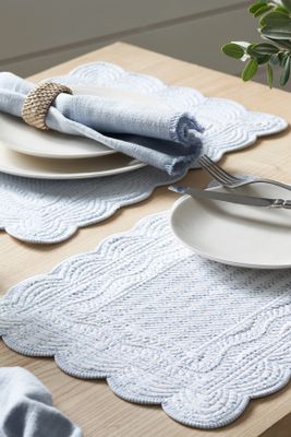 Set Of 2 Hambledon Reversible Placemat Set Of 2 from The White Company