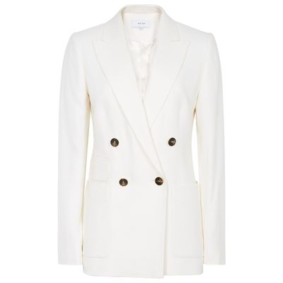 Double Breasted White Blazer, £245 (was £295) | Reiss