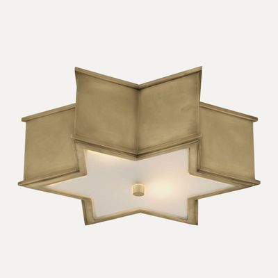 Sophia 17'' Frosted Glass Flush Mount from Visual Comfort