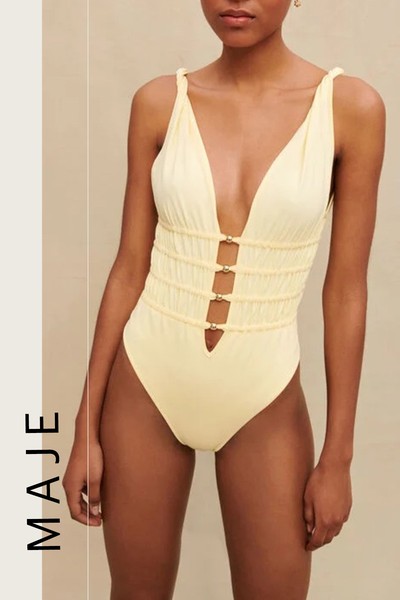 Cutaway Bodysuit from Maje