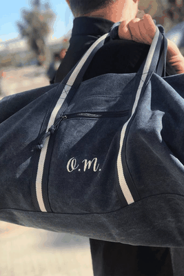 Personalised Vintage Canvas Holdall Bag from Big Stitch