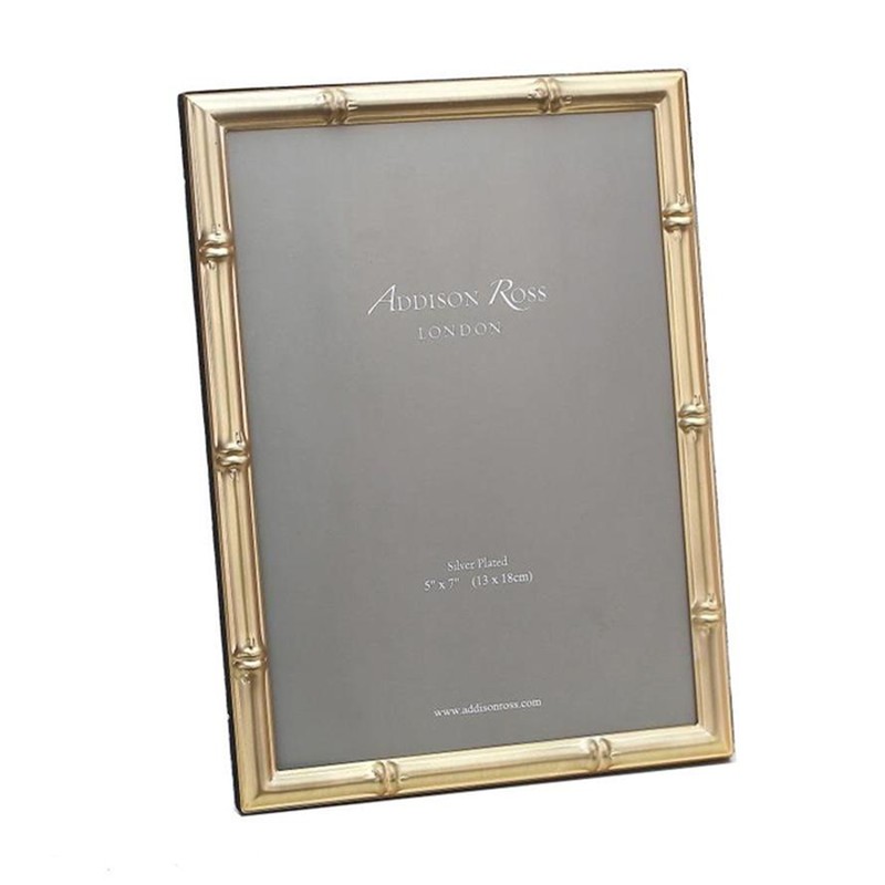Bamboo Matte Gold Photo Frame from Addison Ross
