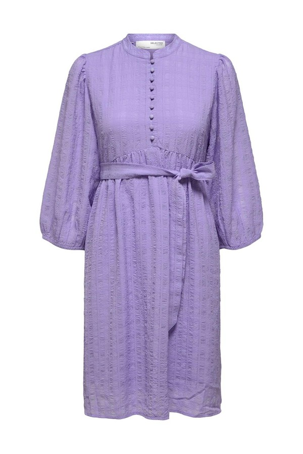 Textured Mini Dress from Selected Femme