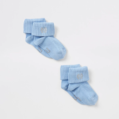 Blue RI Embroidered Socks 2 Pack