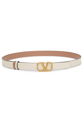 VLogo Reversible Leather Belt from Valentino