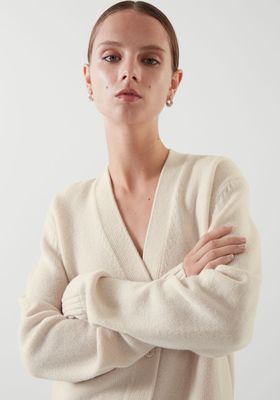 V-Neck Wool Cardigan from COS